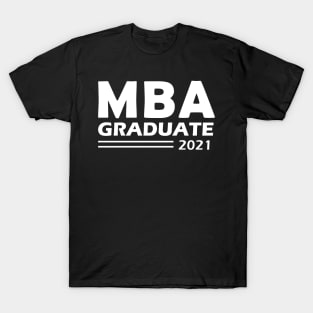 MBA Graduate 2021 T-Shirt